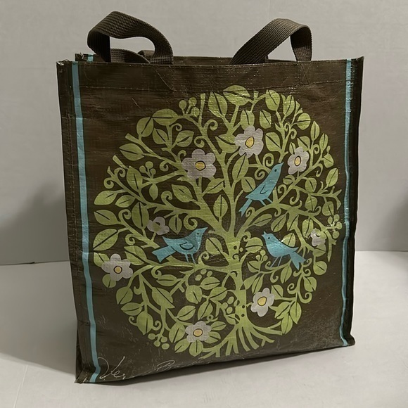 Vera Bradley Retired Reusable Shopping Tote- Sittin' in a Tree - Picture 1 of 7